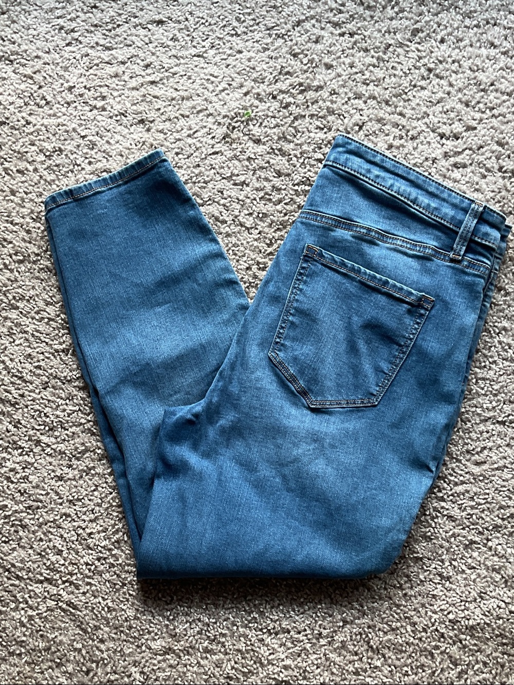 Talbots Women's Blue Ankle Crop Jeans, Size 10